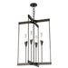 Hubbardton Forge - Four Light Chandelier - Lilium - Oil Rubbed Bronze- Union Lighting Luminaires Decor