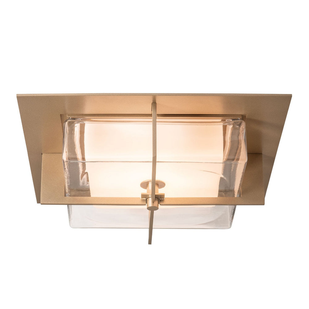 Hubbardton Forge - LED Flush Mount - Axis - Soft Gold- Union Lighting Luminaires Decor