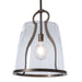 Hubbardton Forge - One Light Pendant - Caliper - Dark Smoke- Union Lighting Luminaires Decor