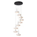 Hubbardton Forge - LED Pendant - Clouds - Black- Union Lighting Luminaires Decor