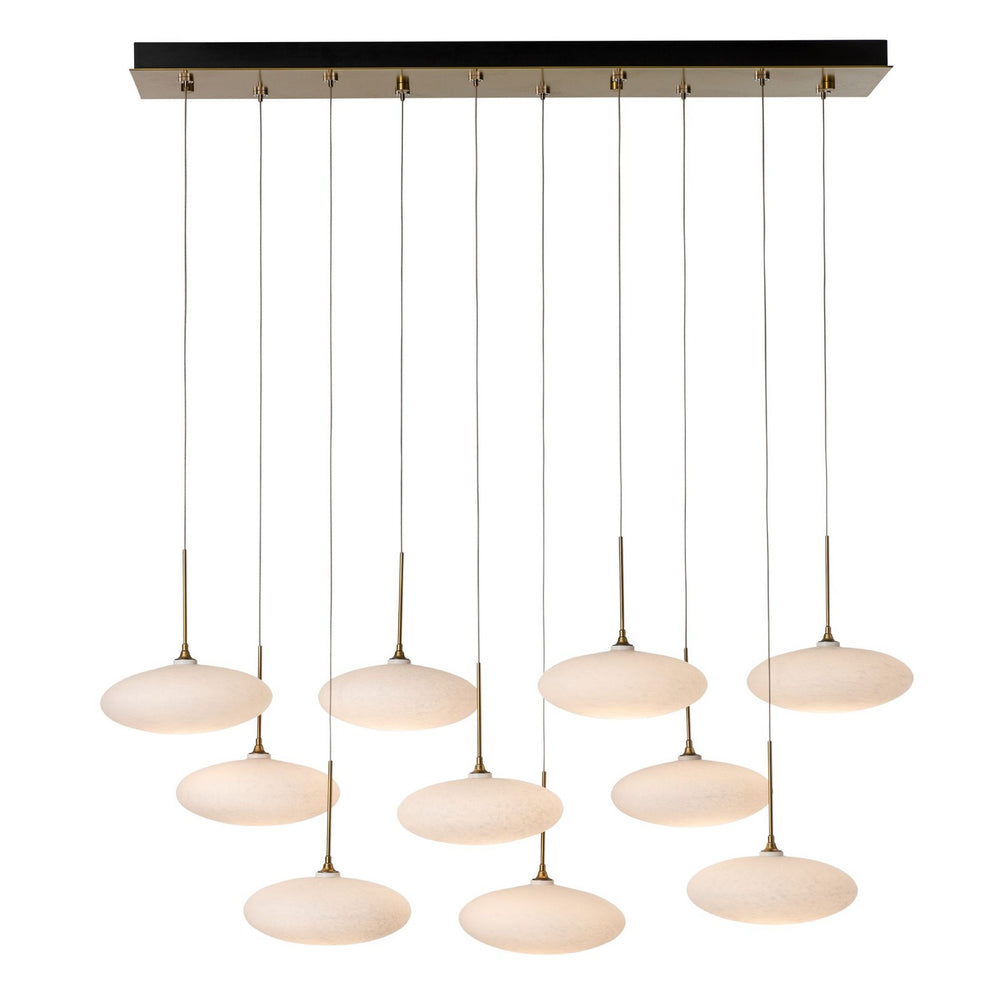 Hubbardton Forge - LED Pendant - Clouds - Modern Brass- Union Lighting Luminaires Decor
