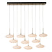Hubbardton Forge - LED Pendant - Clouds - Modern Brass- Union Lighting Luminaires Decor