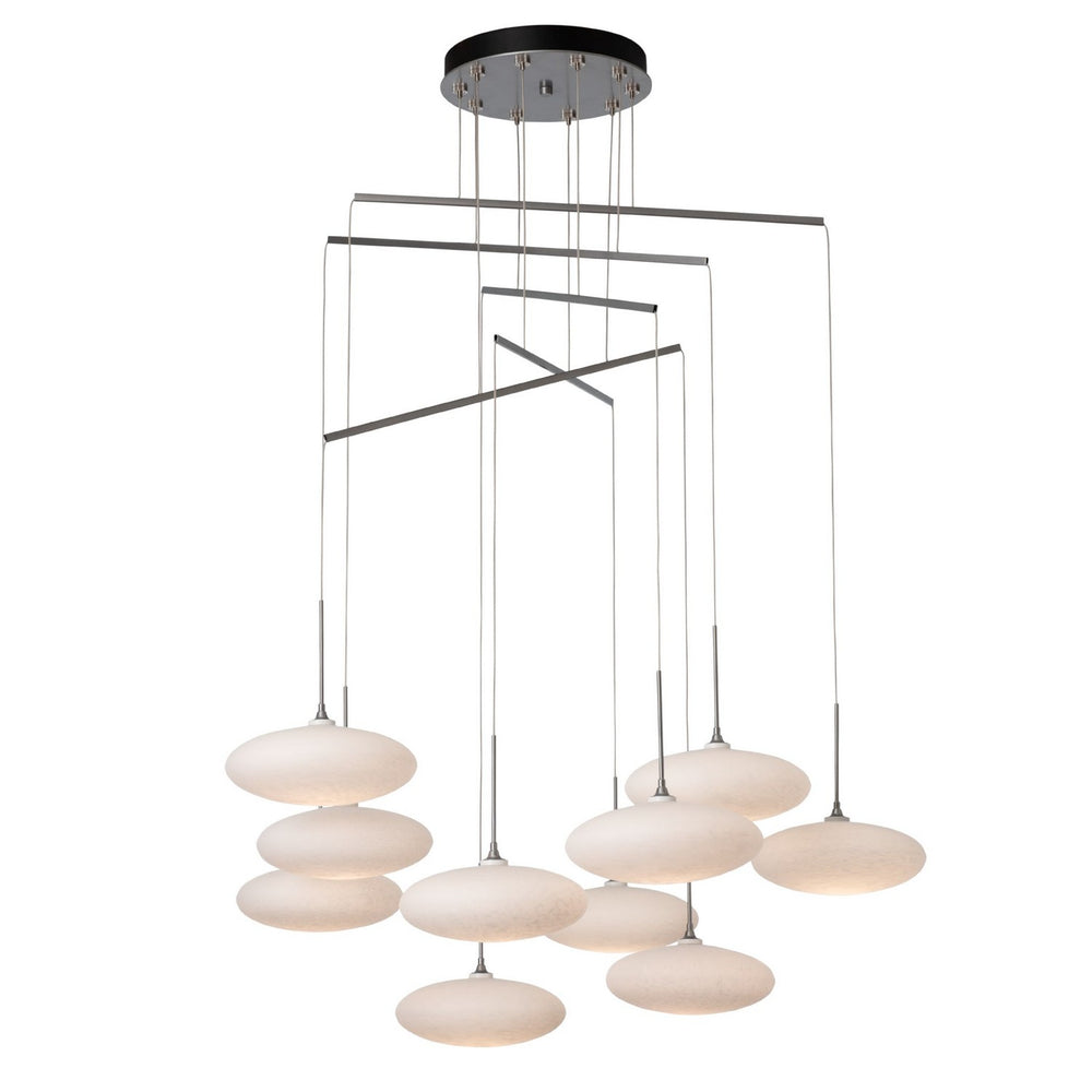 Hubbardton Forge - LED Pendant - Clouds - Vintage Platinum- Union Lighting Luminaires Decor