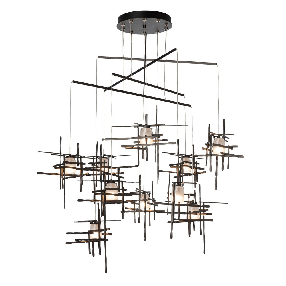 Hubbardton Forge - LED Pendant - Tura - Oil Rubbed Bronze- Union Lighting Luminaires Decor