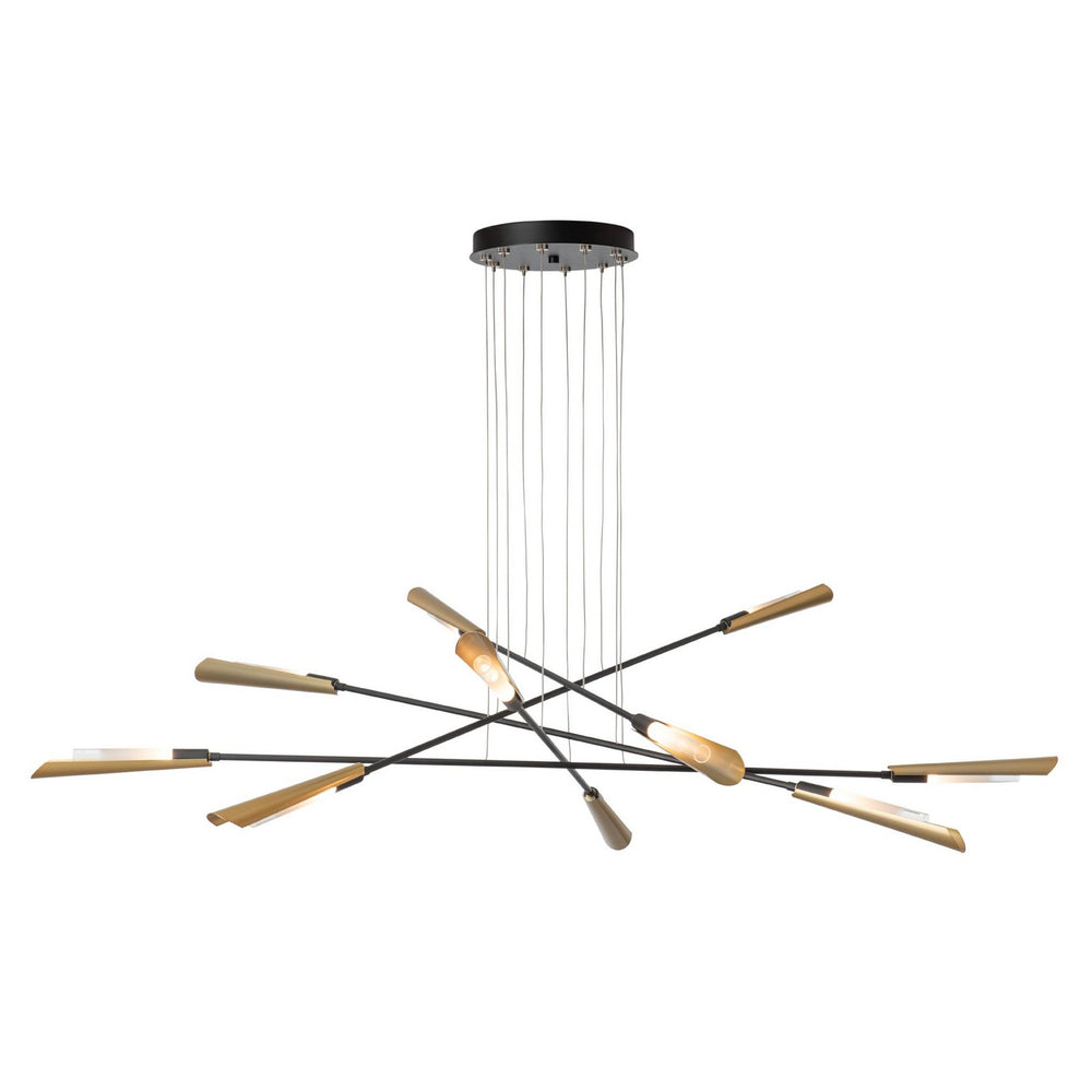 Hubbardton Forge - LED Pendant - Flight - Black- Union Lighting Luminaires Decor