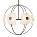Hubbardton Forge - Six Light Pendant - Astra - Dark Smoke- Union Lighting Luminaires Decor
