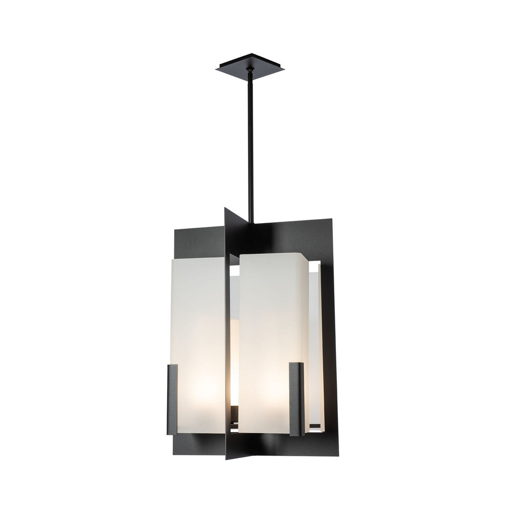 Hubbardton Forge - Four Light Lantern - Summit - Black- Union Lighting Luminaires Decor