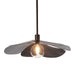 Hubbardton Forge - One Light Pendant - Hana - Bronze- Union Lighting Luminaires Decor
