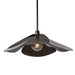 Hubbardton Forge - One Light Pendant - Hana - Dark Smoke- Union Lighting Luminaires Decor