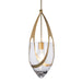 Hubbardton Forge - One Light Pendant - Vaso - Modern Brass- Union Lighting Luminaires Decor