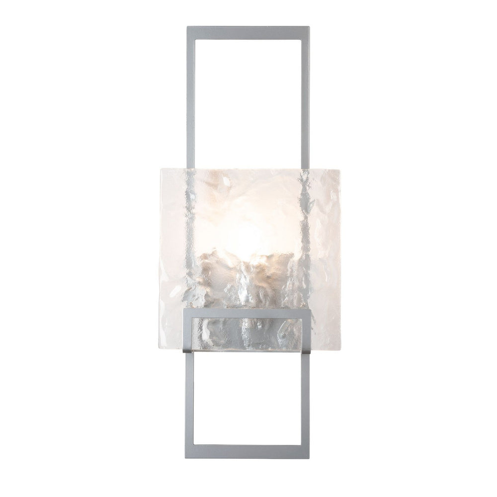 Hubbardton Forge - One Light Wall Sconce - Geo - Sterling- Union Lighting Luminaires Decor