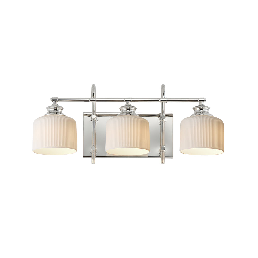 Maxim - Three Light Bath Vanity - Chateau - Polished Nickel- Union Lighting Luminaires Decor