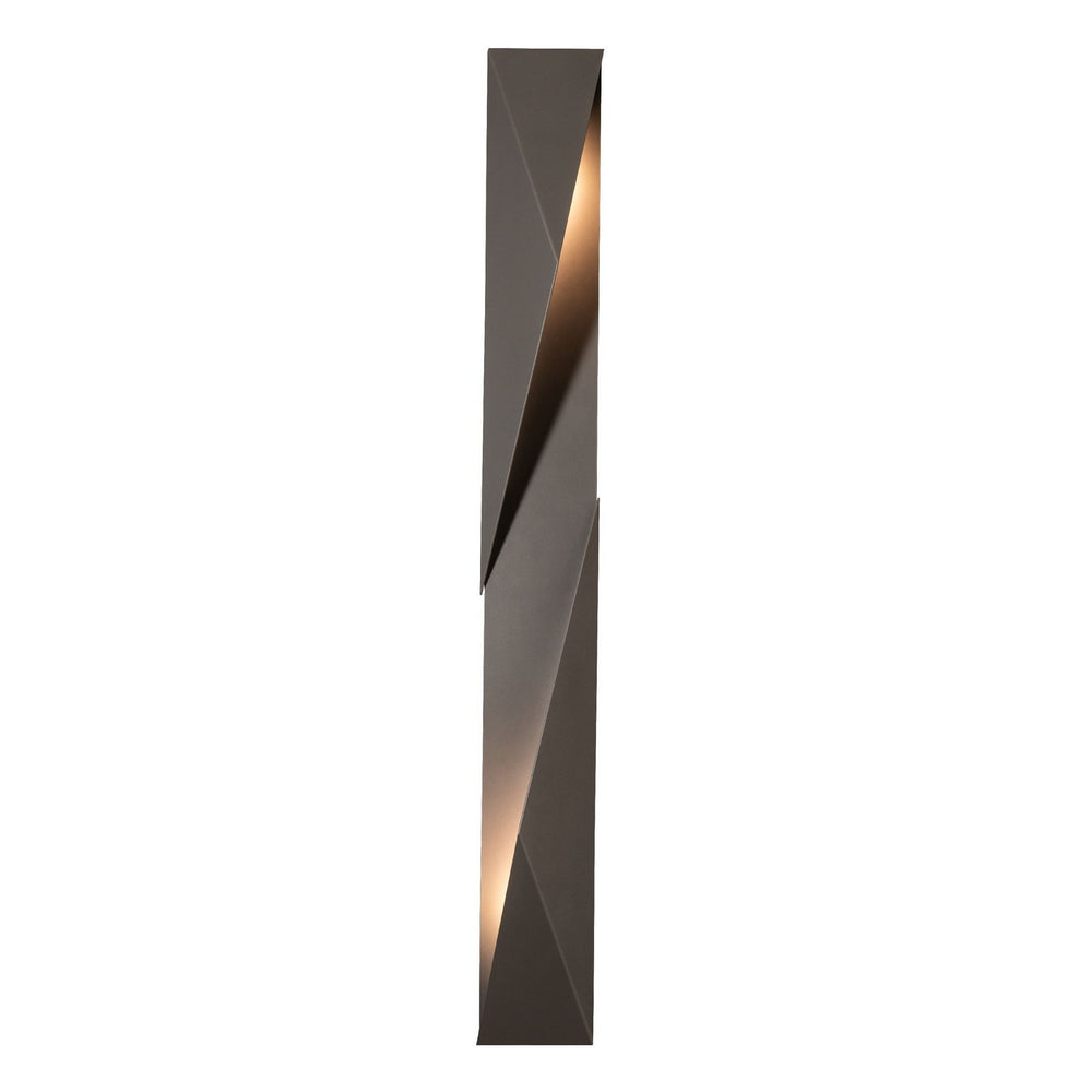 Hubbardton Forge - Two Light Outdoor Wall Sconce - Carbon - Coastal Burnished Steel- Union Lighting Luminaires Decor