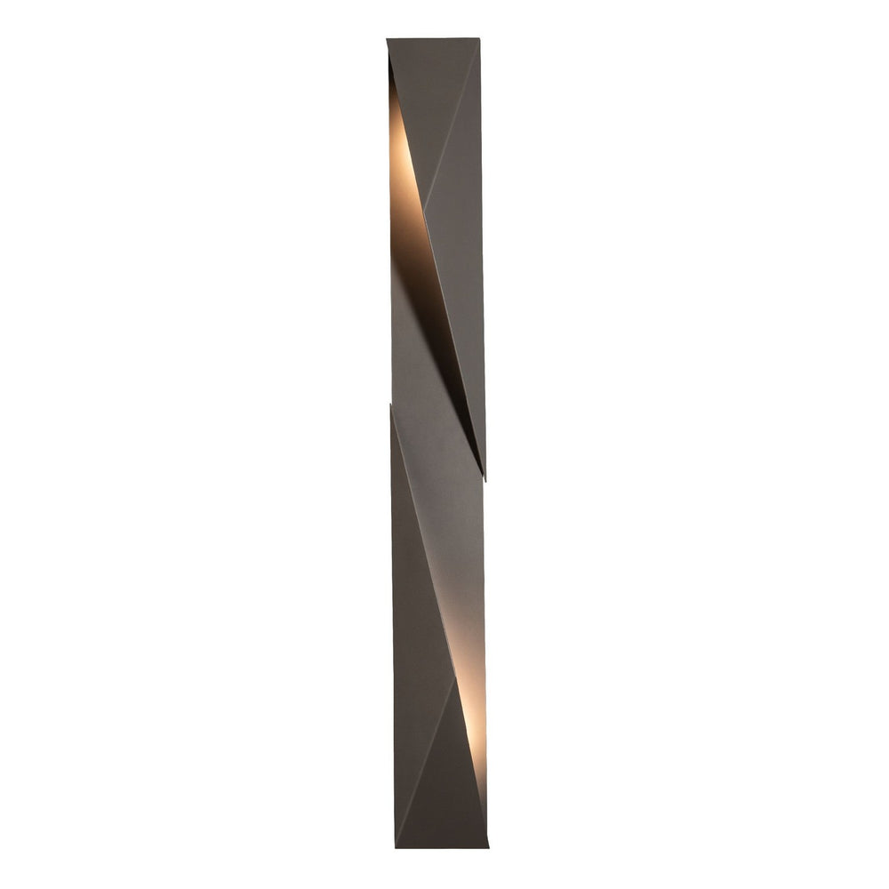 Hubbardton Forge - Two Light Outdoor Wall Sconce - Carbon - Coastal Burnished Steel- Union Lighting Luminaires Decor