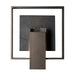 Hubbardton Forge - One Light Outdoor Wall Sconce - Shadow Box - Coastal Oil Rubbed Bronze- Union Lighting Luminaires Decor