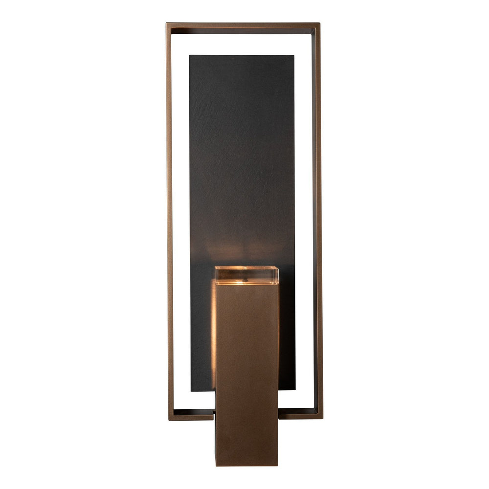 Hubbardton Forge - Two Light Outdoor Wall Sconce - Shadow Box - Coastal Bronze- Union Lighting Luminaires Decor