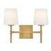 Hinkley Canada - LED Vanity - Saunders - Lacquered Brass- Union Lighting Luminaires Decor