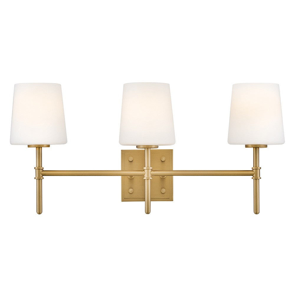 Hinkley Canada - LED Vanity - Saunders - Lacquered Brass- Union Lighting Luminaires Decor