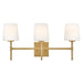 Hinkley Canada - LED Vanity - Saunders - Lacquered Brass- Union Lighting Luminaires Decor