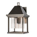 Hubbardton Forge - One Light Outdoor Wall Sconce - Dorset - Coastal Oil Rubbed Bronze- Union Lighting Luminaires Decor