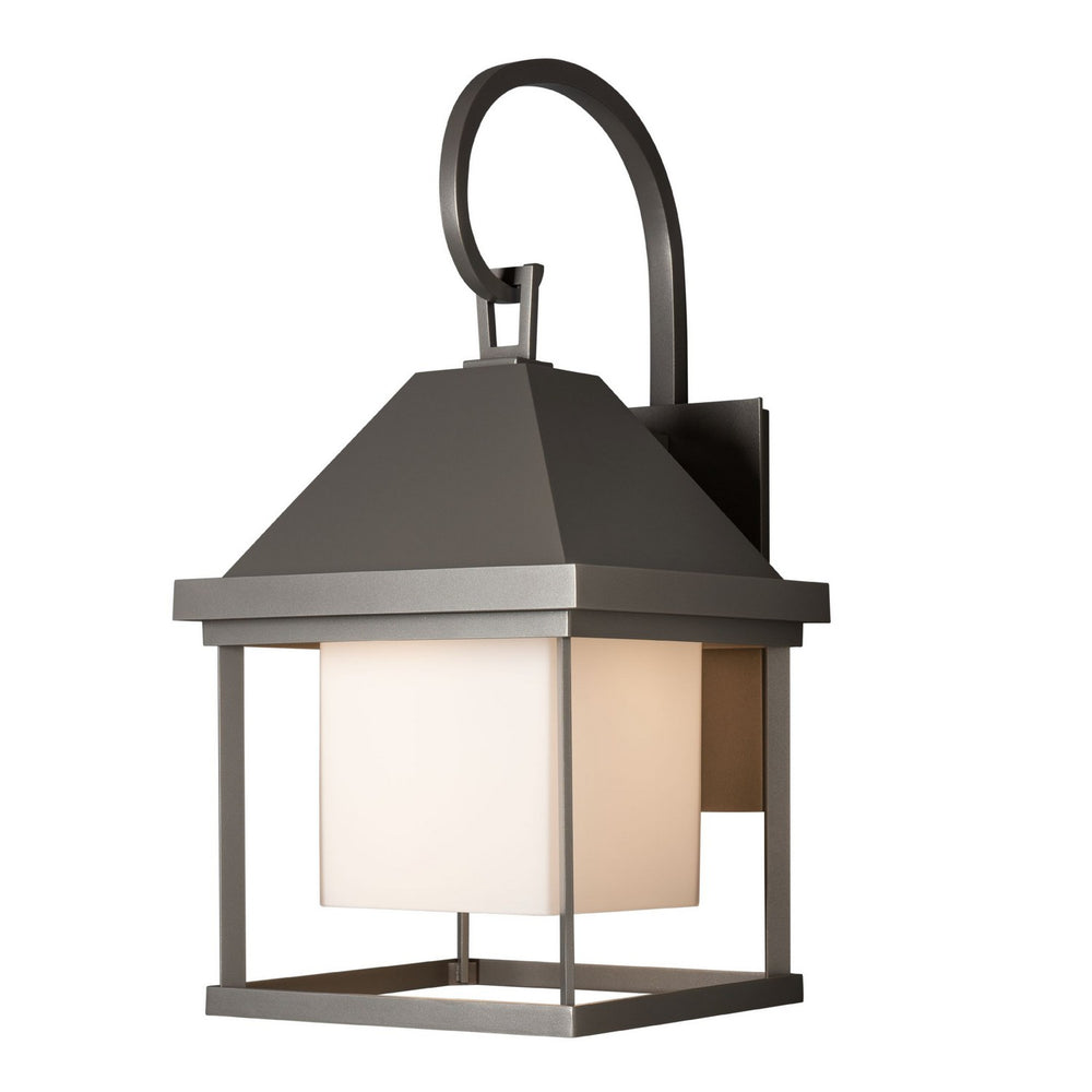 Hubbardton Forge - One Light Outdoor Wall Sconce - Dorset - Coastal Burnished Steel- Union Lighting Luminaires Decor