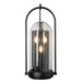 Hubbardton Forge - Three Light Outdoor Wall Sconce - Davis - Coastal Black- Union Lighting Luminaires Decor