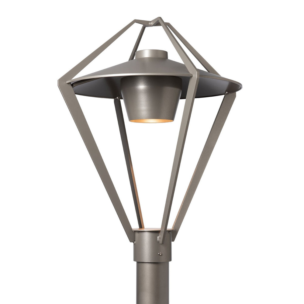 Hubbardton Forge - One Light Post Mount - Stellar - Coastal Burnished Steel- Union Lighting Luminaires Decor