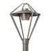 Hubbardton Forge - One Light Post Mount - Stellar - Coastal Burnished Steel- Union Lighting Luminaires Decor