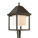 Hubbardton Forge - One Light Post Mount - Dorset - Coastal Dark Smoke- Union Lighting Luminaires Decor