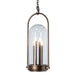 Hubbardton Forge - Four Light Outdoor Lantern - Davis - Coastal Bronze- Union Lighting Luminaires Decor