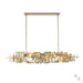 Hubbardton Forge - Six Light Pendant - Brutus - Modern Brass- Union Lighting Luminaires Decor