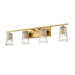 DVI Canada - Four Light Vanity - Lasalle - Brass- Union Lighting Luminaires Decor