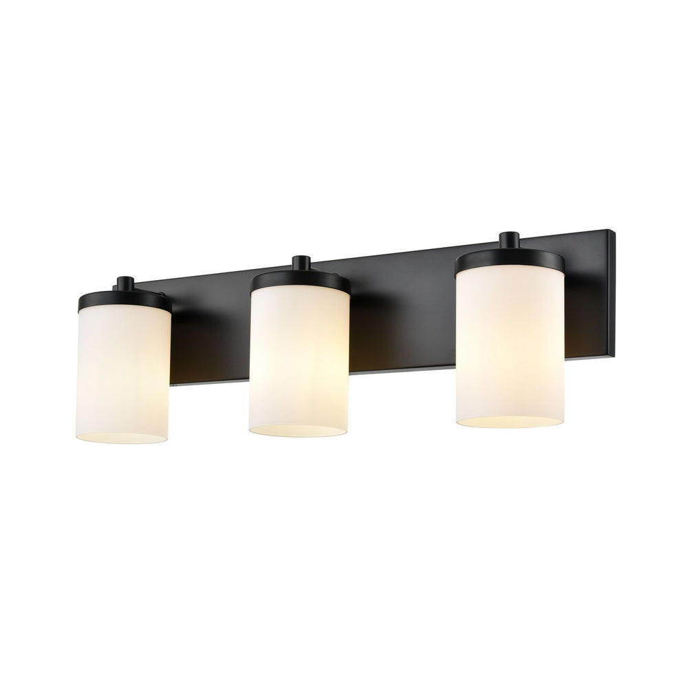 DVI Canada - Three Light Vanity - Riverview - Ebony- Union Lighting Luminaires Decor