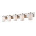 DVI Canada - Five Light Vanity - Riverview - Satin Nickel- Union Lighting Luminaires Decor