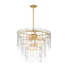 Maxim - Nine Light Pendant - Warren - Gold Leaf- Union Lighting Luminaires Decor