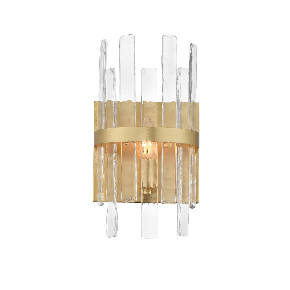 Maxim - One Light Wall Sconce - Warren - Gold Leaf- Union Lighting Luminaires Decor