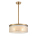 DVI Canada - Three Light Pendant - Bessemer - Brass- Union Lighting Luminaires Decor