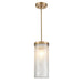 DVI Canada - One Light Pendant - Bessemer - Brass- Union Lighting Luminaires Decor
