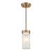 DVI Canada - One Light Mini-Pendant - Bessemer - Brass- Union Lighting Luminaires Decor