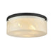 DVI Canada - Three Light Flush Mount - Bessemer - Ebony- Union Lighting Luminaires Decor