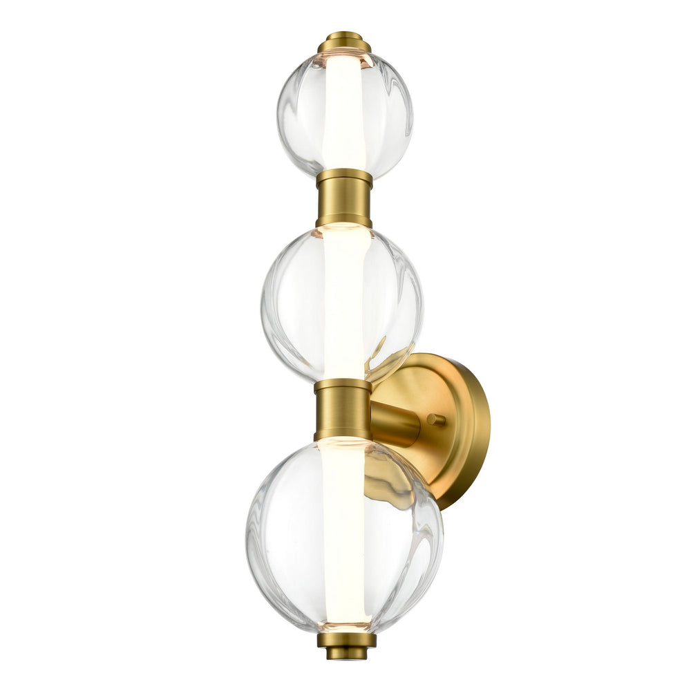 DVI Canada - LED Wall Sconce - Glimmer - Brass- Union Lighting Luminaires Decor