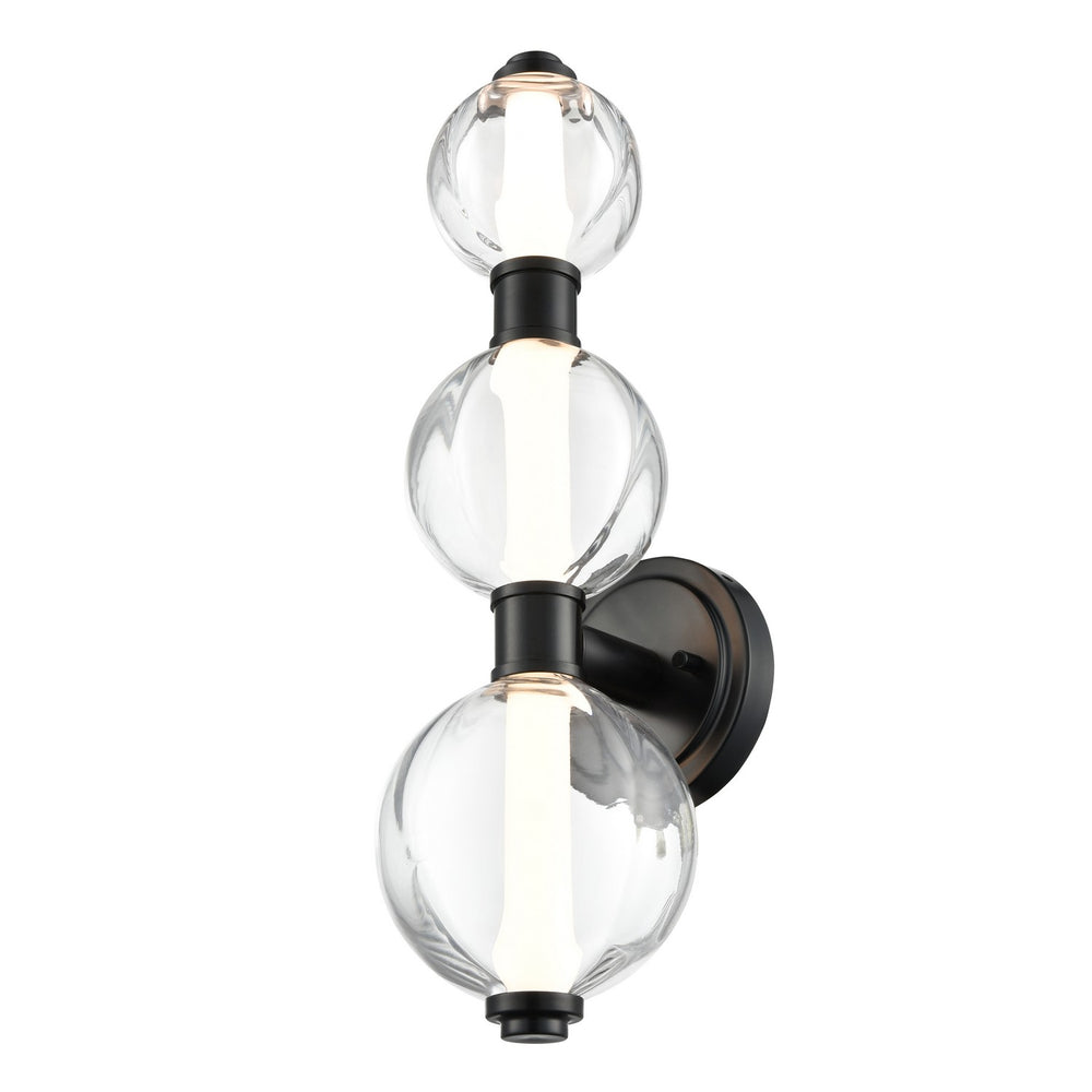 DVI Canada - LED Wall Sconce - Glimmer - Ebony- Union Lighting Luminaires Decor