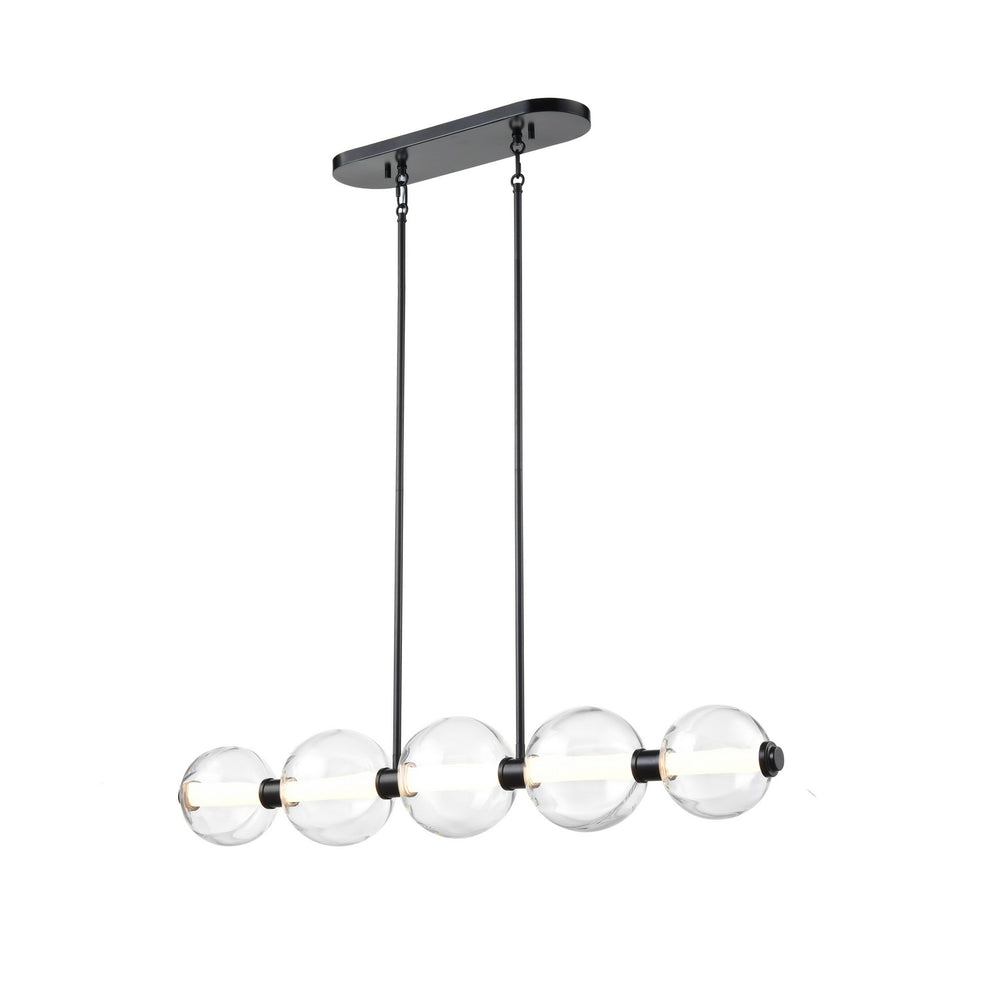 DVI Canada - LED Linear Pendant - Glimmer - Ebony- Union Lighting Luminaires Decor