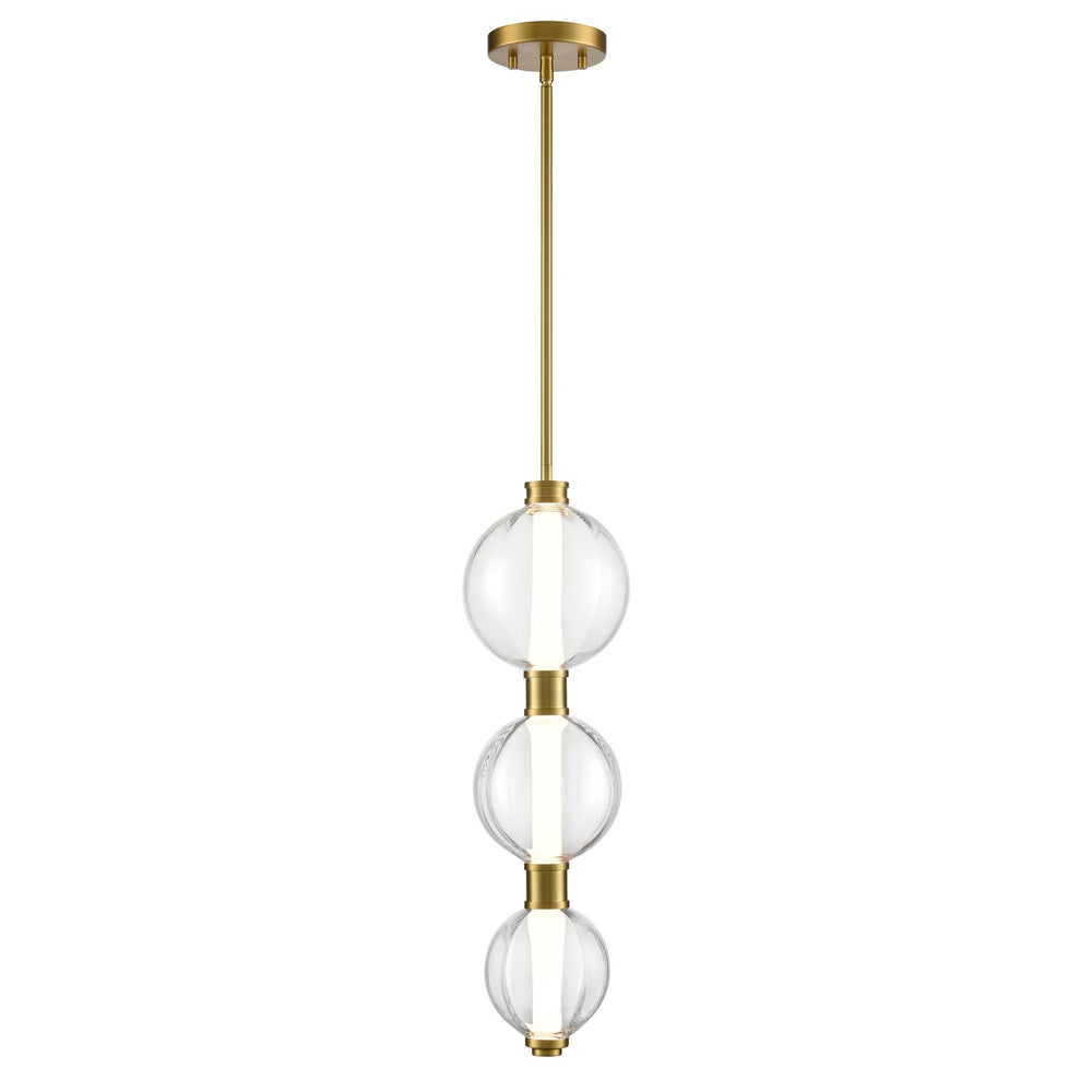 DVI Canada - LED Pendant - Glimmer - Brass- Union Lighting Luminaires Decor