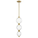 DVI Canada - LED Pendant - Glimmer - Brass- Union Lighting Luminaires Decor