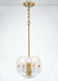 DVI Canada - Three Light Pendant - Carousel - Brass- Union Lighting Luminaires Decor
