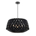 DVI Canada - Three Light Pendant - Lac St-Jean - Black- Union Lighting Luminaires Decor