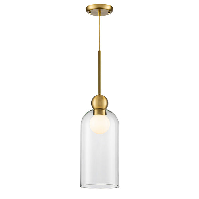 DVI Canada - One Light Pendant, - Hariette - Brass- Union Lighting Luminaires Decor