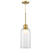 DVI Canada - One Light Pendant - Hariette - Brass- Union Lighting Luminaires Decor