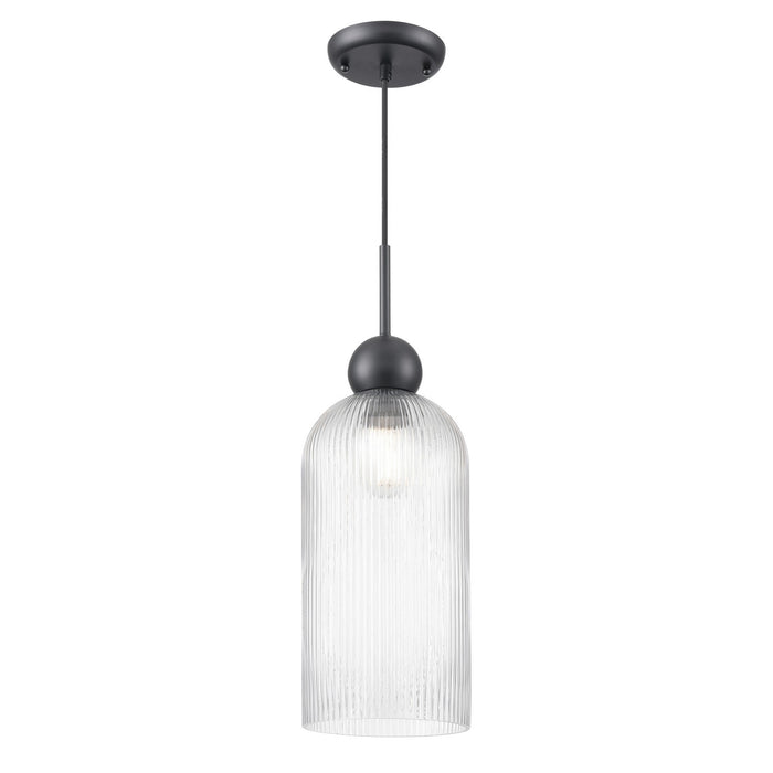 DVI Canada - One Light Pendant - Hariette - Ebony- Union Lighting Luminaires Decor